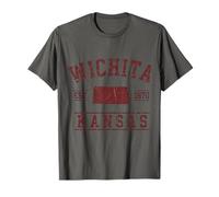 Wichita Kansas Est 1870 Vintage Style T-Shirt