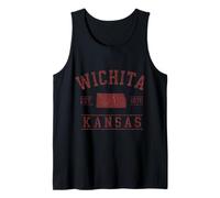 Wichita Kansas Est 1870 Vintage Style Tank Top