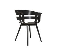 Wick Dining Chair Black Oak