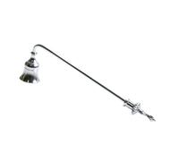 Wick Snuffer Tool - Durable Metal Bell Tip, Precise Flame Control, Functional Decorative Candle Accessories, Easy to Use Fire Retardant Equipment | Indoor Festive Relaxation Decoration Use