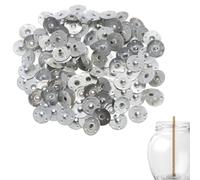 Wick Tabs - 300PCS Small Metal Wiick Base, Candle Making Supplies | Candle Wiick Holder For DIY Scented Canndles, Home Crafting And Caandle Making Projects,kit Wick Stabilizer