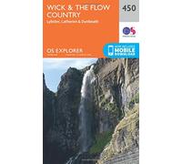 Explorer 450 Wick & The Flow Country Map With Digital Version, Orange One Size