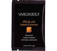 Wicked 3 ml Aqua Water Based Salted Caramel Foil Lubricant