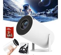 Wicked Af Projector, Wicked Af Full HD Mini Portable Projector, Wicked Af Portable Projector, 4k HD Screen Portable Outdoor Projector, Automatic Correction 130in Display, 180 Degree Flip