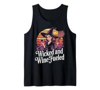 Wicked and Wine Fueled Witch Vibes Tank Top