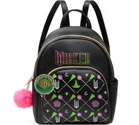 WICKED Backpack PU Faux Leather Teens Women Rucksack Fashion Mini Daypack Girls Shoulder Bag Purse Elphaba Glinda Gifts for Her