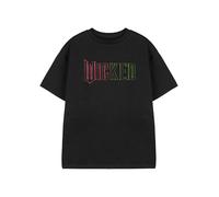 WICKED Black Gradient Logo Print Graphic Tee | Girls Short Sleeve Classic Top | Fantasy Inspired Casual Wear | Pull On Crew Neck T-Shirt | Unique Children’s Apparel