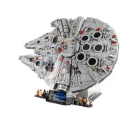 WICKED BRICK Display Stand for LEGO® Star Wars UCS Millennium Falcon (75192) - Black Gloss Acrylic Stand, Easy Assembly | LEGO Set Not Included