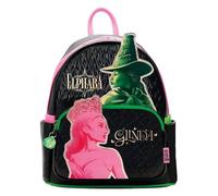 Wicked Casual Fashion Faux Leather Backpack for Daily Use - Casual Fashion Faux Leather Wicked Backpack with Themed Design and Organized Compartments