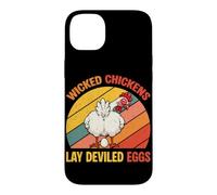 Wicked Chicken Lay Deviled Eggs Happy Thanksgiving Retro Case for iPhone 14 Plus