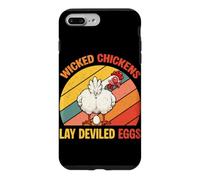 Wicked Chicken Lay Deviled Eggs Happy Thanksgiving Retro Case for iPhone 7 Plus/8 Plus