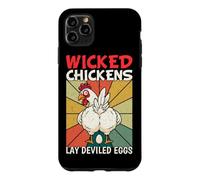 Wicked Chicken Lay Deviled Eggs Happy Thanksgiving Vintage Case for iPhone 11 Pro Max