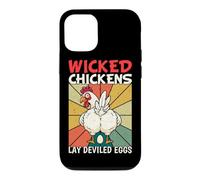 Wicked Chicken Lay Deviled Eggs Happy Thanksgiving Vintage Case for iPhone 12/12 Pro