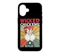 Wicked Chicken Lay Deviled Eggs Happy Thanksgiving Vintage Case for iPhone 16