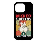 Wicked Chicken Lay Deviled Eggs Happy Thanksgiving Vintage Case for iPhone 16 Pro