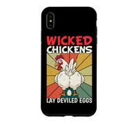 Wicked Chicken Lay Deviled Eggs Happy Thanksgiving Vintage Case for iPhone XS Max