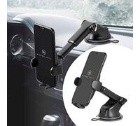 Wicked Chili 2-in-1 Car Mobile Phone Holder for iPhone 16, 15, 14, 13 (Pro, Max, Plus, Mini) Samsung Galaxy, A, Pixel, Xiaomi Redmi Universal Suction Cup/Dashboard Car Mount, Rotatable