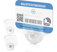 Wicked Chili 2x Parking Permit, Ticket and Note Holder for Car Windscreen