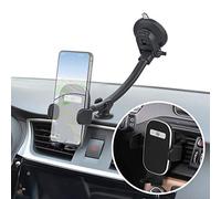 Wicked Chili Extra Long Car Mobile Phone Holder with Gooseneck for Car, Truck, Van, Universal, Compatible with iPhone 15 14 13, Samsung Galaxy, Pixel, Vibration-Free (2-in-1 with Fan Mount)