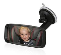Wicked Chilli Accessory Passenger Rear View Mirror for Attachment to the Windscreen Gooseneck Vibration Mirror Surface: 153 x 45 mm Black