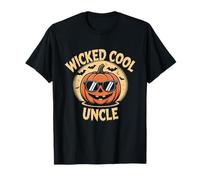 Wicked Cool Uncle Pumpkin Halloween Jack O Lantern Design T-Shirt