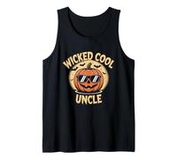Wicked Cool Uncle Pumpkin Halloween Jack O Lantern Design Tank Top