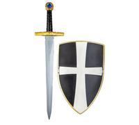 Wicked Costume Kids Medieval Knight Sword & Shield Fancy Dress Accessory