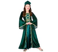 Wicked Costumed Girls Medieval Tudor Princess Fancy Dress Costume Large (8-10 years)