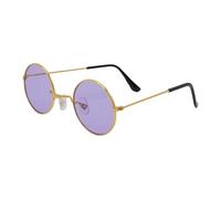 Wicked Costumes 60's 70's Hippie Glasses Fancy Dress Accessory (Purple)