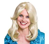 Wicked Costumes Adult 70's Blonde Glamour Fancy Dress Wig