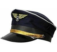 Wicked Costumes Adult Airline Captain Pilot Cap Fancy Dress Hat