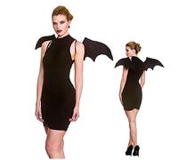Wicked Costumes Adult Black Bat Wings Halloween Fancy Dress Accessory (One Size)