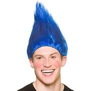 Wicked Costumes Adult Blue Troll Wig Fancy Dress Wig