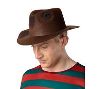 Wicked Costumes Adult Brown Nightmare Fedora - Worn Look