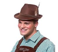 Wicked Costumes Adult Deluxe German Bavarian Hat - Brown Fancy Dress Accessory