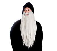 Wicked Costumes Adult Deluxe Long Grey Beard Fancy Dress Accessory