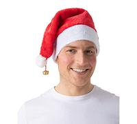 Wicked Costumes Adult Deluxe Santa Hat With Bell