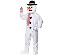 Wicked Costumes Adult Deluxe Snowman Fancy Dress Mascot - One Size