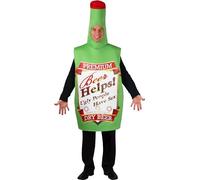Wicked Costumes Adult Fun Beer Bottle Fancy Dress Costume - One Size