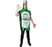 Wicked Costumes Adult Funny Bottle of Gin Fancy Dress Costume - One Size