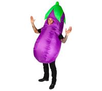 Wicked Costumes Adult Funny Inflatable Aubergine Fancy Dress Costume