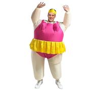 Wicked Costumes Adult Funny Inflatable Funny Ballerina Fancy Dress Costume