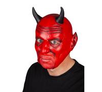 Wicked Costumes Adult Halloween Red Devil Mask with Open Mouth