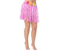 Wicked Costumes Adult Hawaiian Grass Hula Skirt - 40cm Length (Pink)