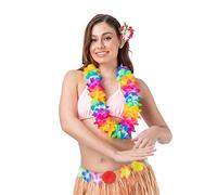 Wicked Costumes Adult Hawaiian Rainbow Lei Fancy Dress Accessory