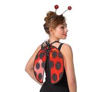 Wicked Costumes Adult Ladybird Wings & Antennae Fancy Dress Costume Accessory