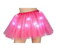 Wicked Costumes Adult Light Up Sparkle Tutu (One Size) Fancy Dress Accessory (Pink)