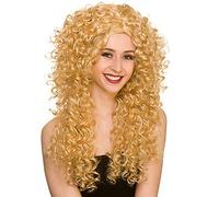 Wicked Costumes Adult Long Blonde Curly Fancy Dress Wig