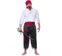 Wicked Costumes Adult Mens Pirate Shipmate Fancy Dress Costume - Medium