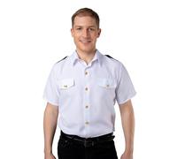 Wicked Costumes Adult Mens White Captain Shirt - X-Large